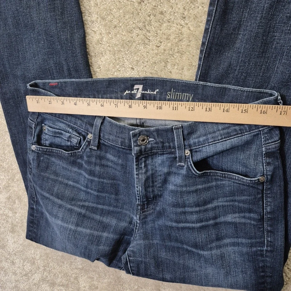 7 For All Mankind Jeans Slimmy Mens 32/29 Altered Straight Blue Capsule Preppy